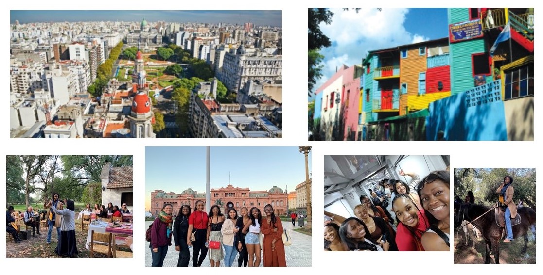 Collection of argentina pictures as banner