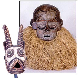 Traditional African Art Gallery Masks
