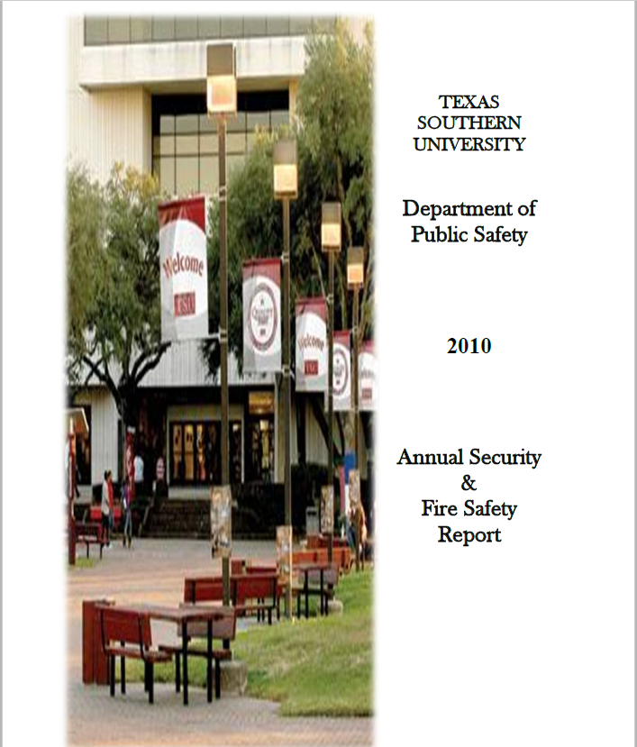 T S U D P S 2010 Annual Security and Fire Safety Report